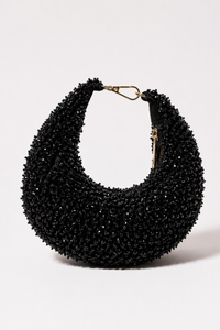Midnight Black Hobo Bag