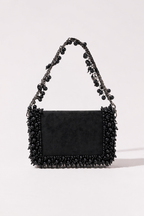 Black evening party handbag inspired by glamorous celebrations and cocktail styling