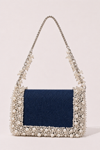 Luxury denim brunch purse inspired by stylish lunch dates and modern glamour