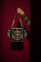 Luxury ethnic evening purse inspired by Indian celebrations and glamorous occasion styling