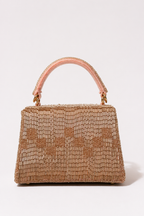 Traditional pink evening purse inspired by glamorous celebrations and festive styling