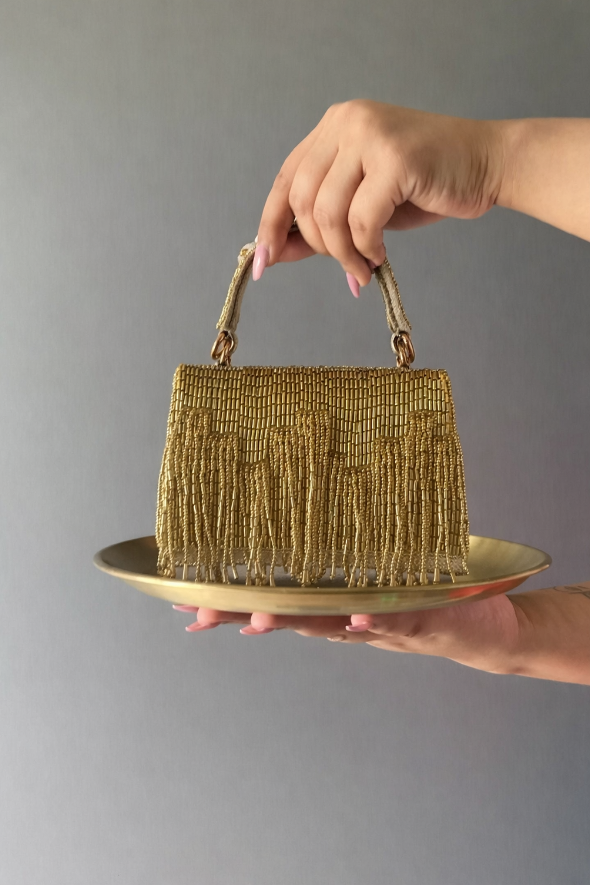 Trousseau cocktail mini bag styled perfectly for weddings and celebration dressing