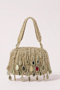 Inaaya Silver Shoulder Bag