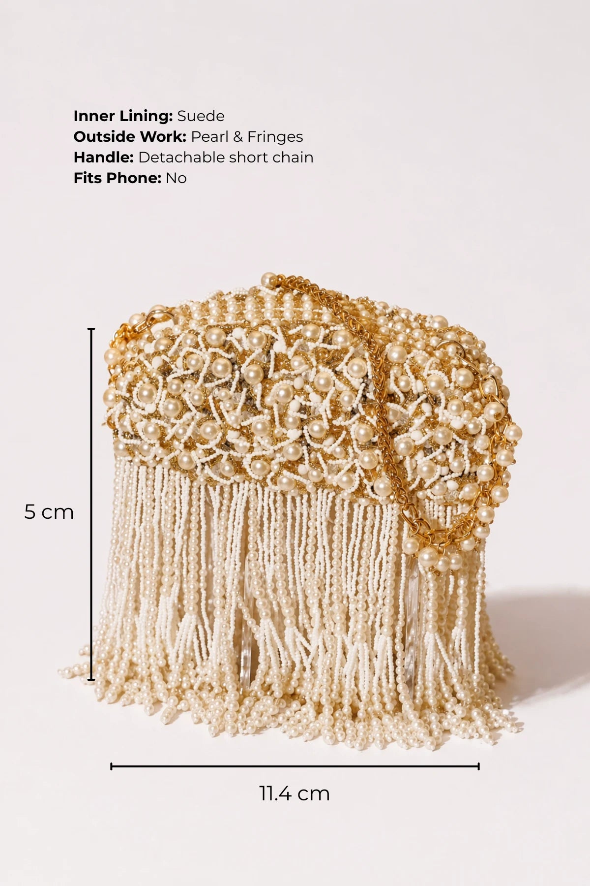 Ivory wedding bag for brides and wedding occasions