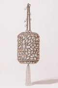 Kundan Silver Mini Bag