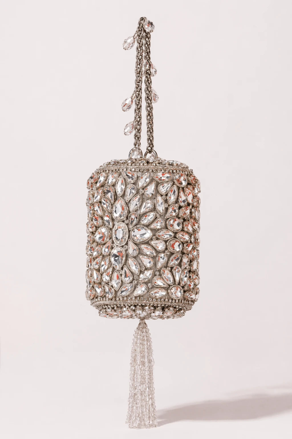 Kundan Silver Mini Bag for sangeet celebrations and cocktail parties