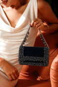 Elysia Charcoal Blue Shoulder Bag