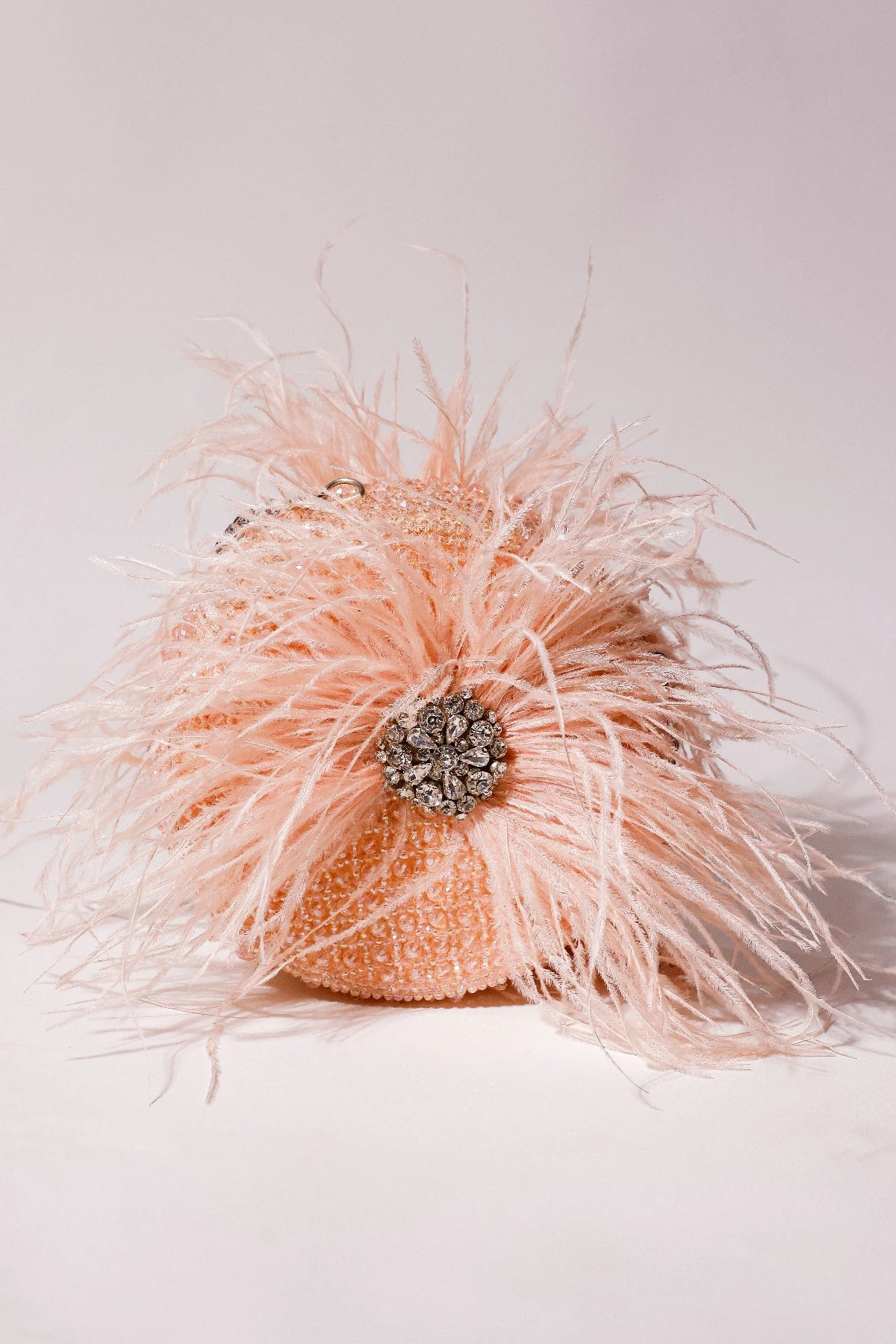 Luxury round handbag for holidays and destination getaways
