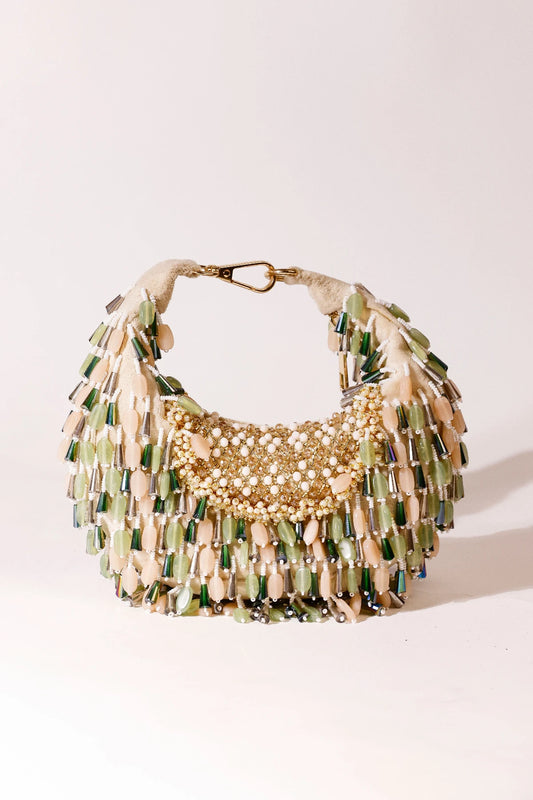 Mehendi hobo bag for women with handcrafted detailing