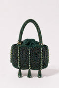 Meher Green Clutch Bag