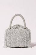 Meher Silver Clutch Bag
