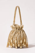 Mehfil Golden Potli Bag