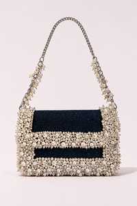 Shimmer Dark Denim Bag