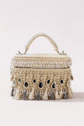 Padmavati White Vanity Bag