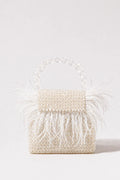 Peacock White Mini Bag