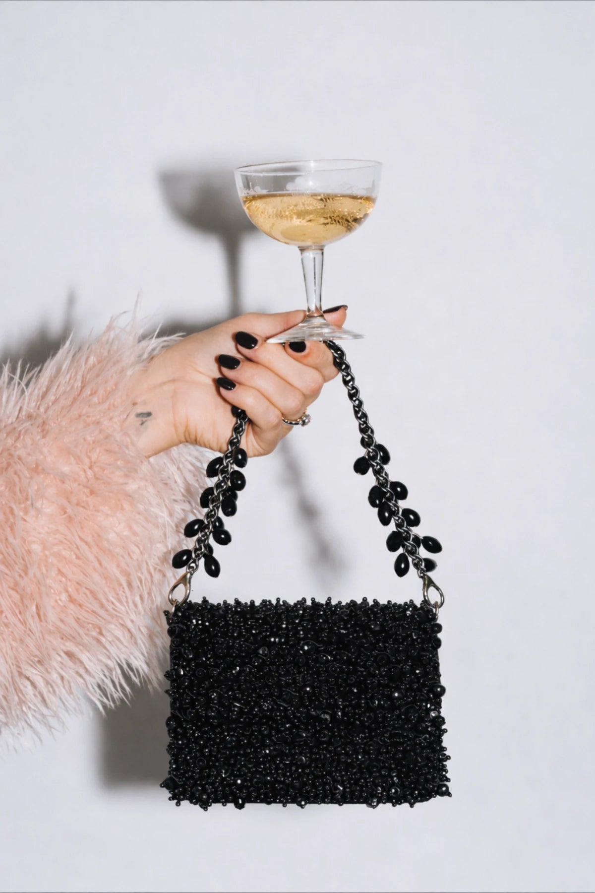 Premium black handbag for elegant evening styling