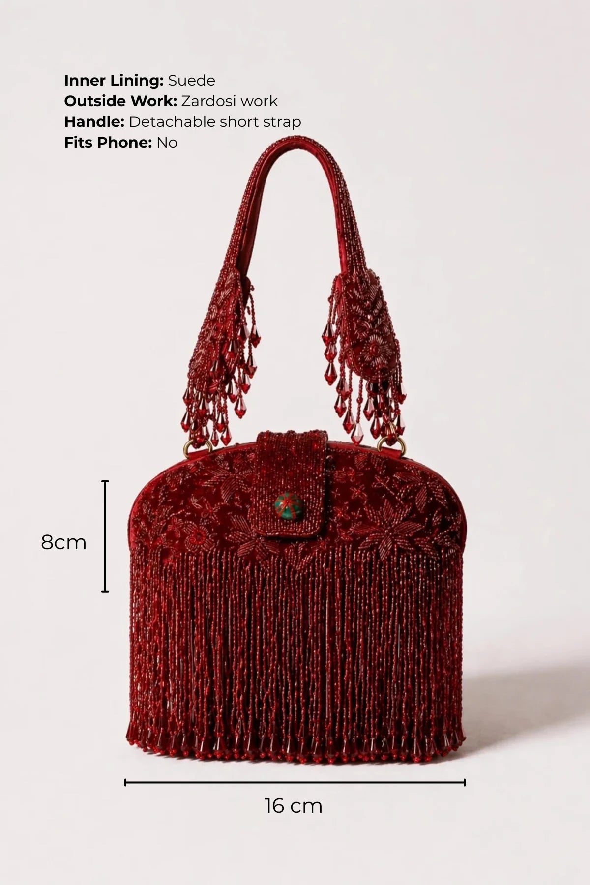 Bridal red bag