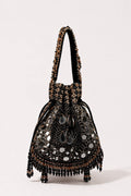 Sheesh Black Potli Bag