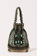Sheesh Green Potli Bag