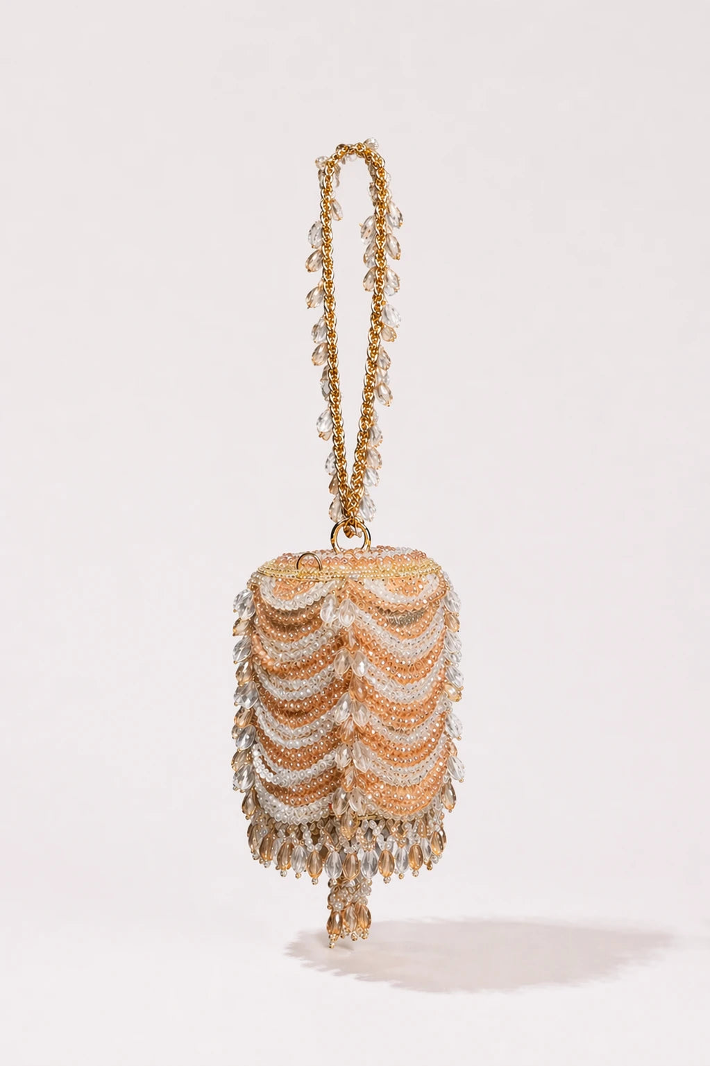 Sunshine mini handbag for women with crystal beadwork