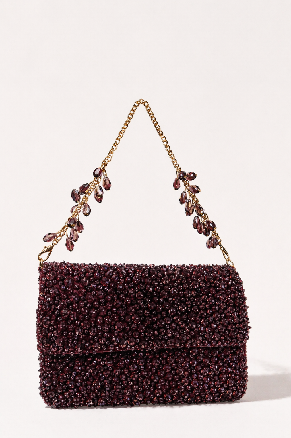 Twilight Pink Party Bag for women with elegant embellishments