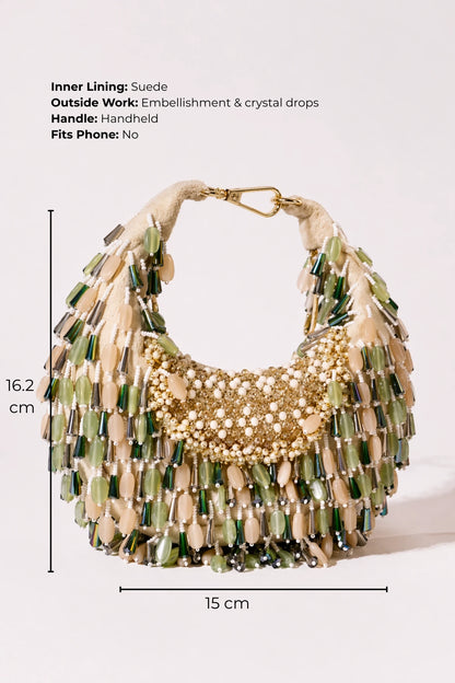 Wedding guest hobo bag for celebrations and special occasions